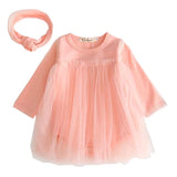 Angou Bebe Tangerine Lace Romper Dress Set - Size 6-12mth