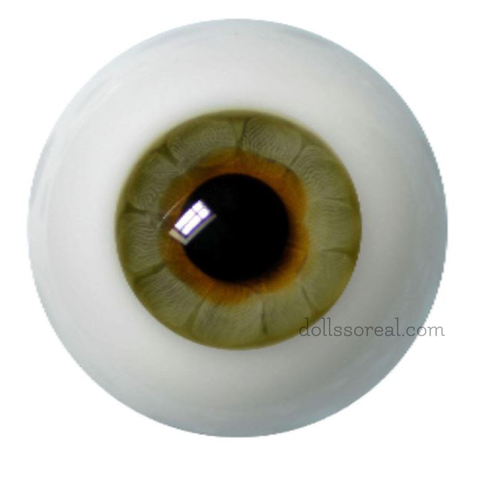 24mm Lauscha Flat Back German Glass Doll-Eyes