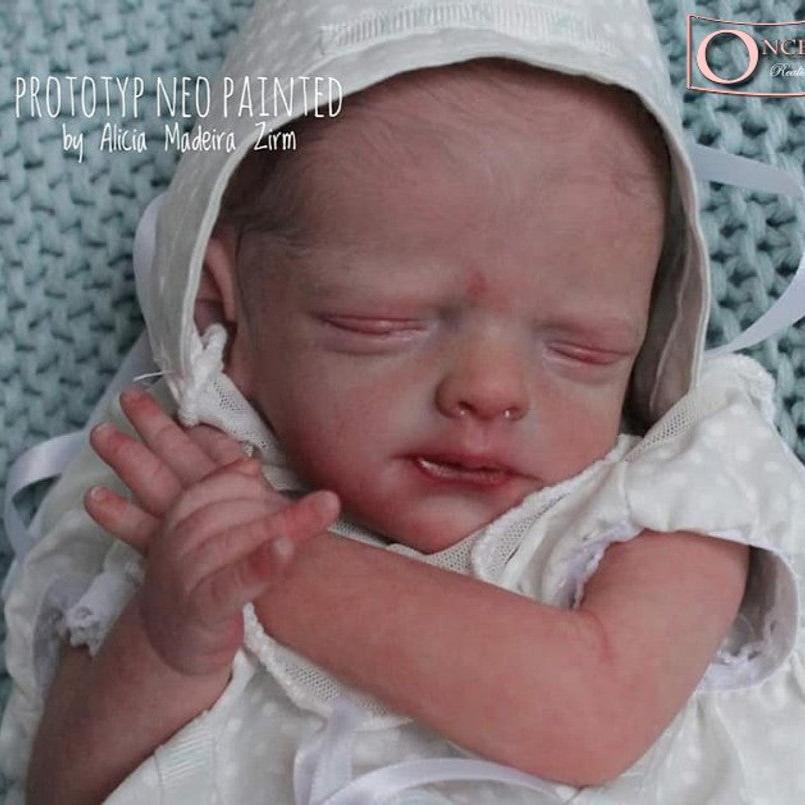 Neo 14" Preemie Reborn Doll Kit w/Torso by Melanie Gebhardt - 2nds