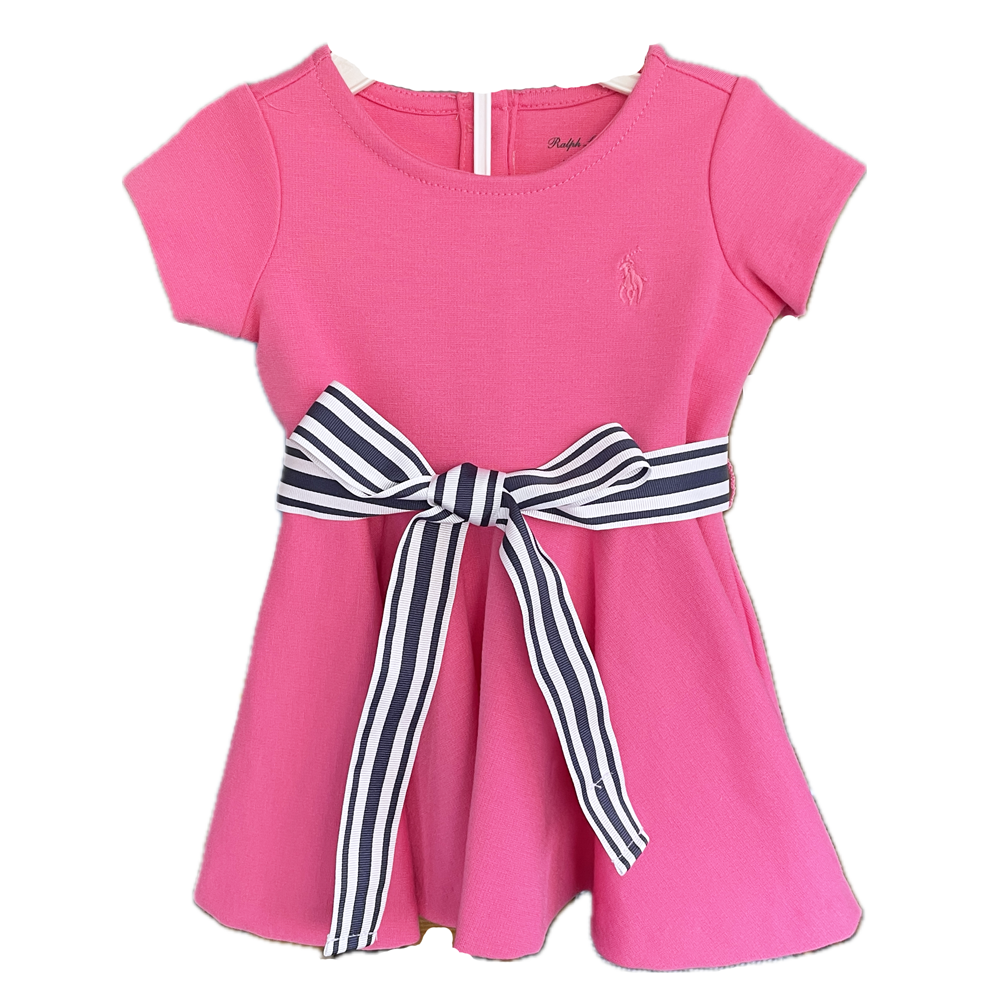 Ralph Lauren Pink Swing Dress w/Belt - Size 3m