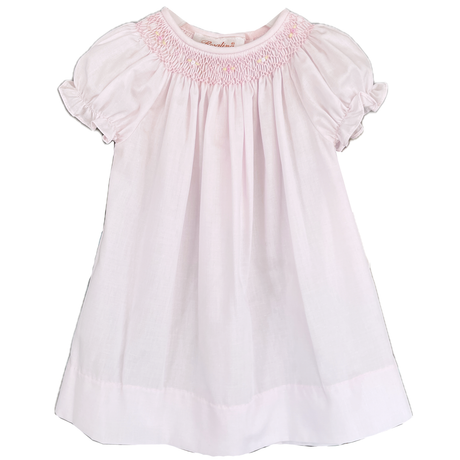 Rosalina Classic Smocked Baby Dress - NB to 3m