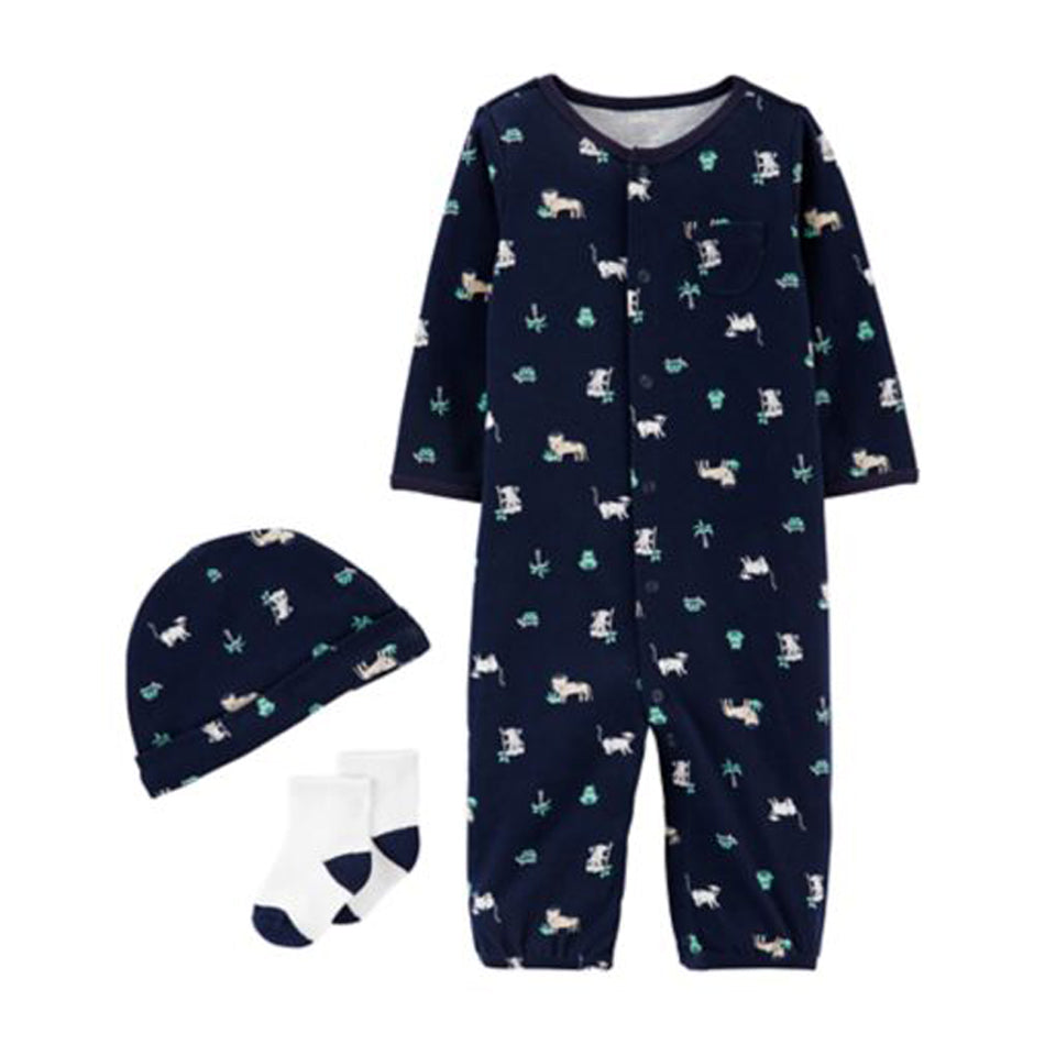 Carter's Navy Take Me Home 3pc Set - NB