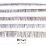 Real HHair Doll Eyelash Strip - Light Thread