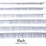 Real HHair Doll Eyelash Strip - Dark Thread