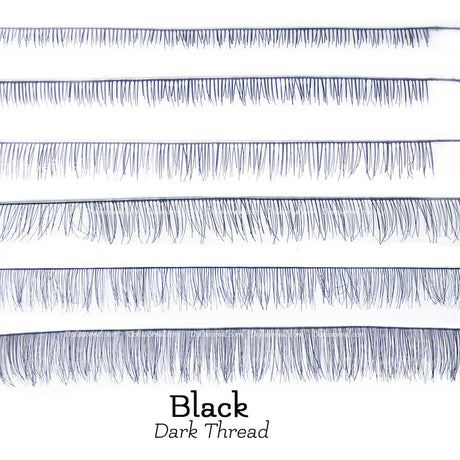 Real HHair Doll Eyelash Strip - Dark Thread