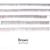 Real HHair Doll Eyelash Strip - Dark Thread