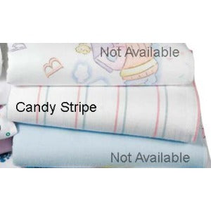 Lightweight Candy Stripe Baby Hospital Receiving Blanket - Dolls so Real Inc - 2
