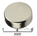 5 pack Neodymium Rare Earth Magnets 8mm (5/16") - Dolls so Real Inc - 2