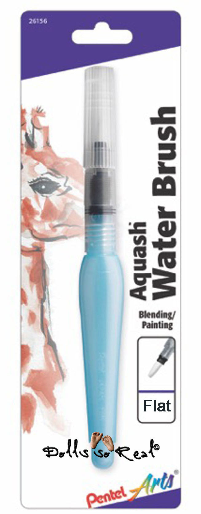 Pentel Aquash Water Brush Fine Point ( M or Flat)