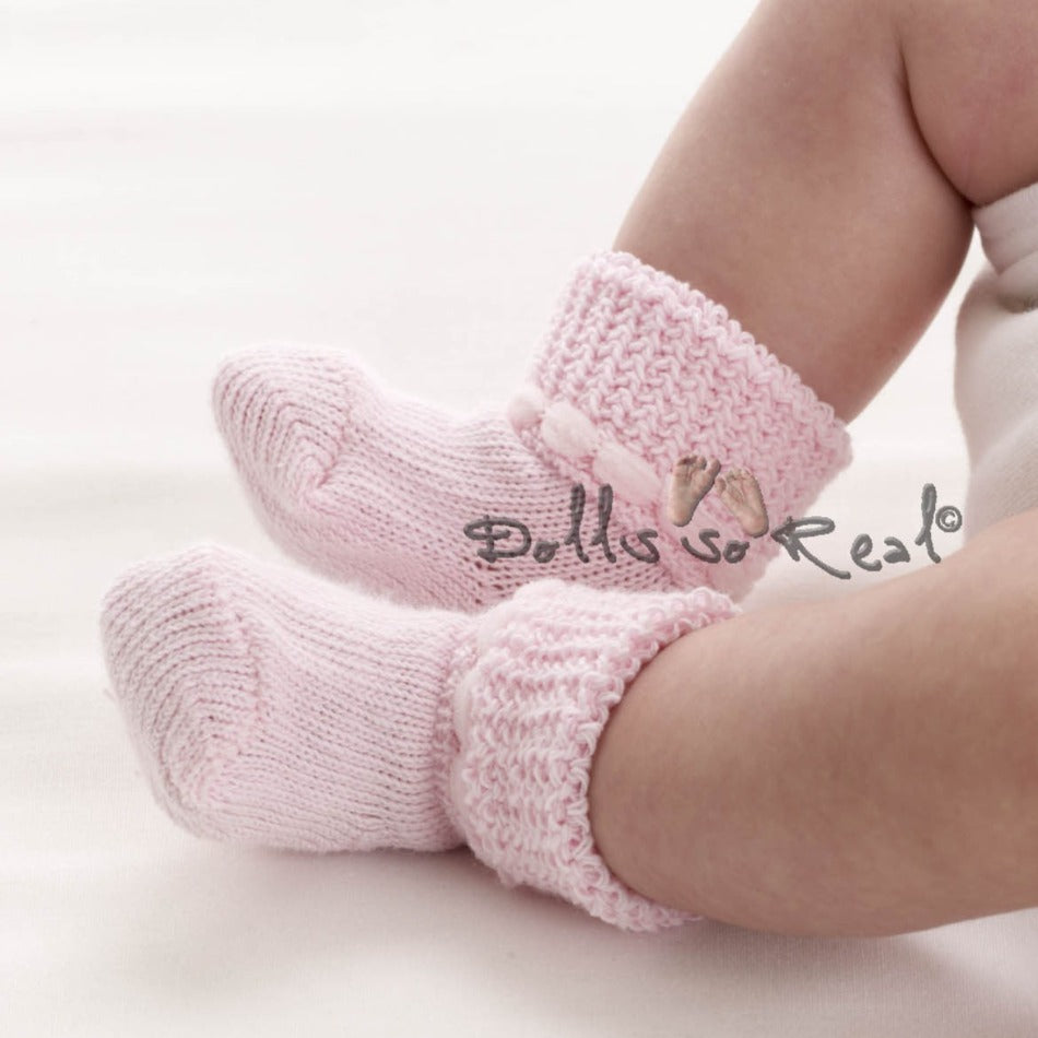 Newborn Baby Infant Hospital Booties Socks