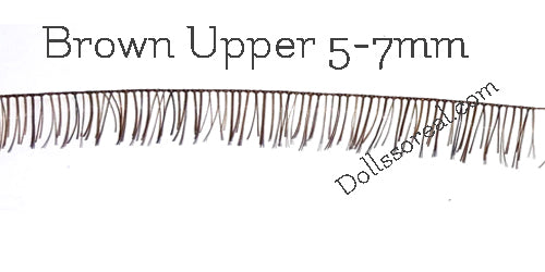 Real HHair Doll Eyelash Strip - Dark Thread