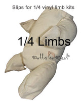 Doll Body for 23-24" Doll Kits with 1/4 Limbs