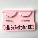 Eyelashes Dolls so Real Upper and Lower Set- Brown