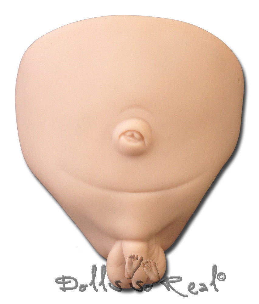 Anatomically Correct Lower Tummy Plate - Kewy - Dolls so Real Inc - 2