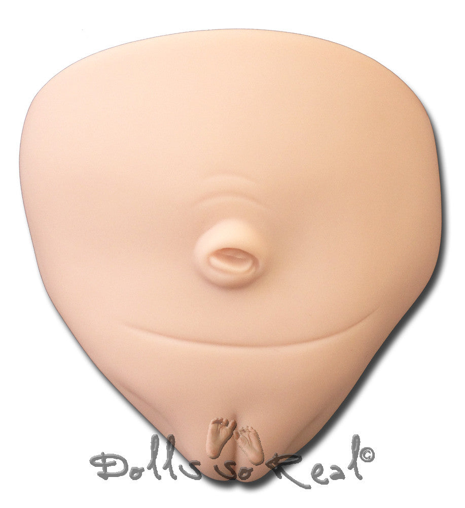 Anatomically Correct Lower Tummy Plate - Kewy - Dolls so Real Inc - 1