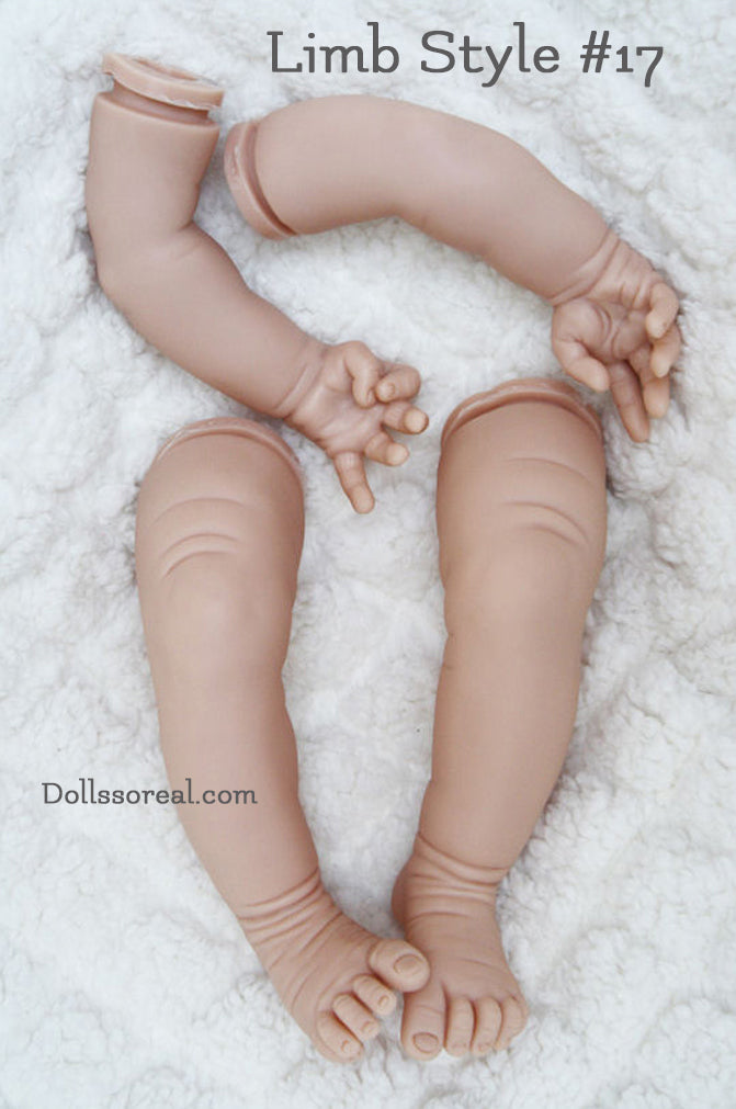 Limb Packs by Adriesdolls (for 18" to 20" kits)