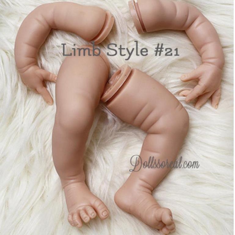 Limb Packs by Adriesdolls (for 18" to 20" kits)