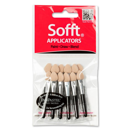 Sofft Applicators for PanPastels or Watercolors - 12 pkl