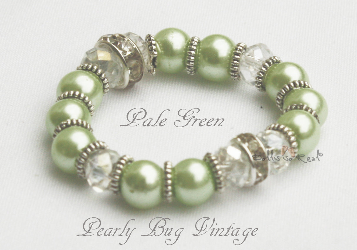 Pearly Bug Vintage Doll Bracelets