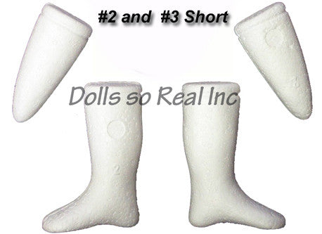 Styro-Foam Limb Forms for Sculpting - Dolls so Real Inc - 2