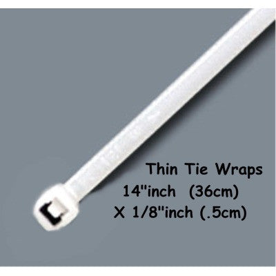 Strong Cable Ties - 10, 25, 50 and 100 piece packs - Dolls so Real Inc - 2